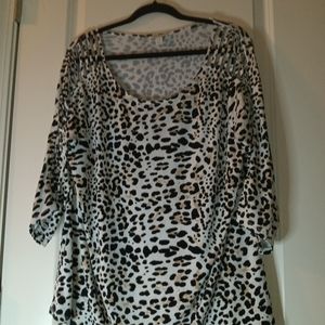 Cheetah Print Blouse